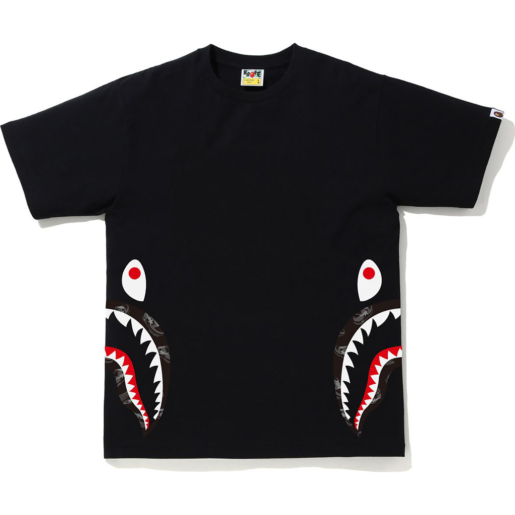 RANDOM BAPE STA SIDE SHARK TEE MENS ...